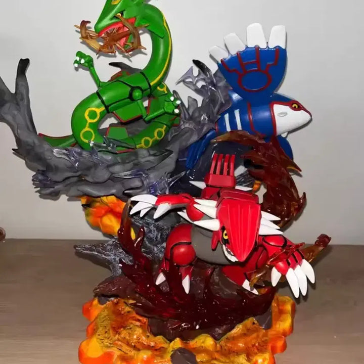 [SOLD OUT] 포켓몬스터 그란돈 가이오가 레쿠쟈 레진 피규어