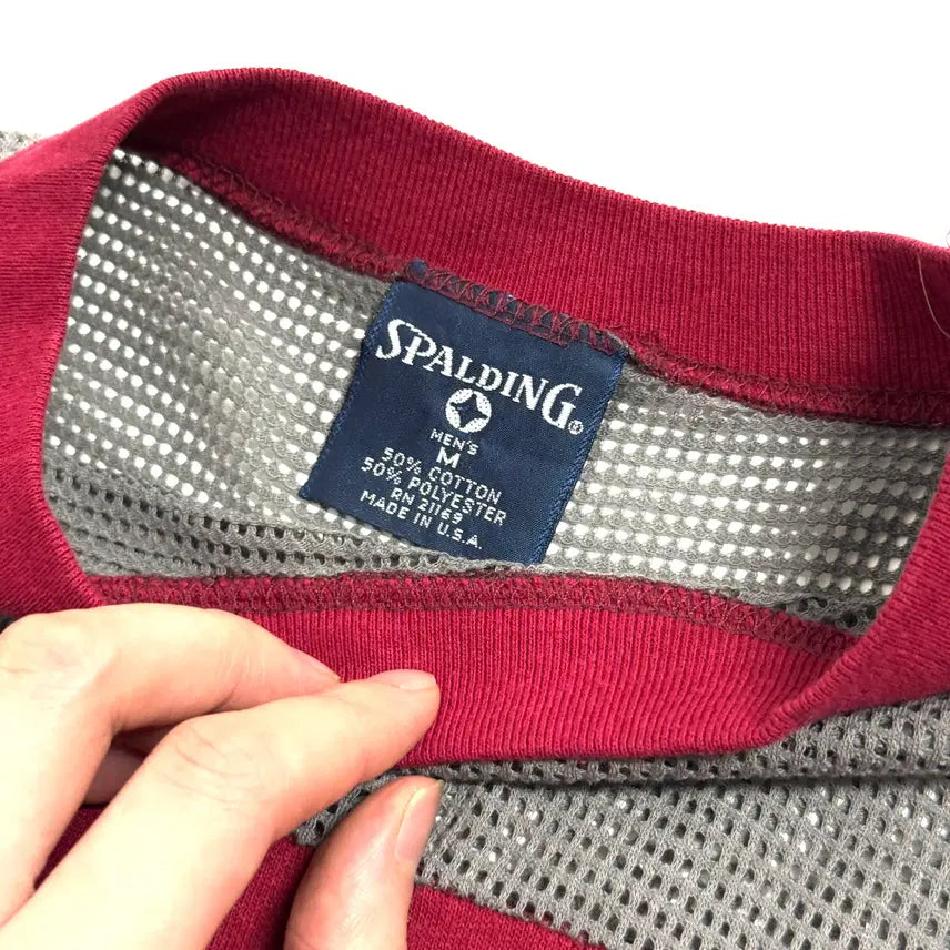 [BUNJANG] Spalding Raglan Mesh T-shirt / USA Spalding 라글란 메쉬 티셔츠