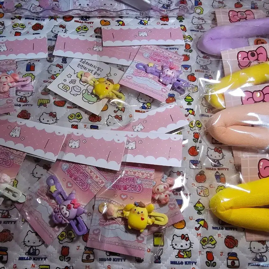 [BUNJANG] Sanrio Hair Pin Bundle Set / 처분 | 헤어 핀 일괄 산리오