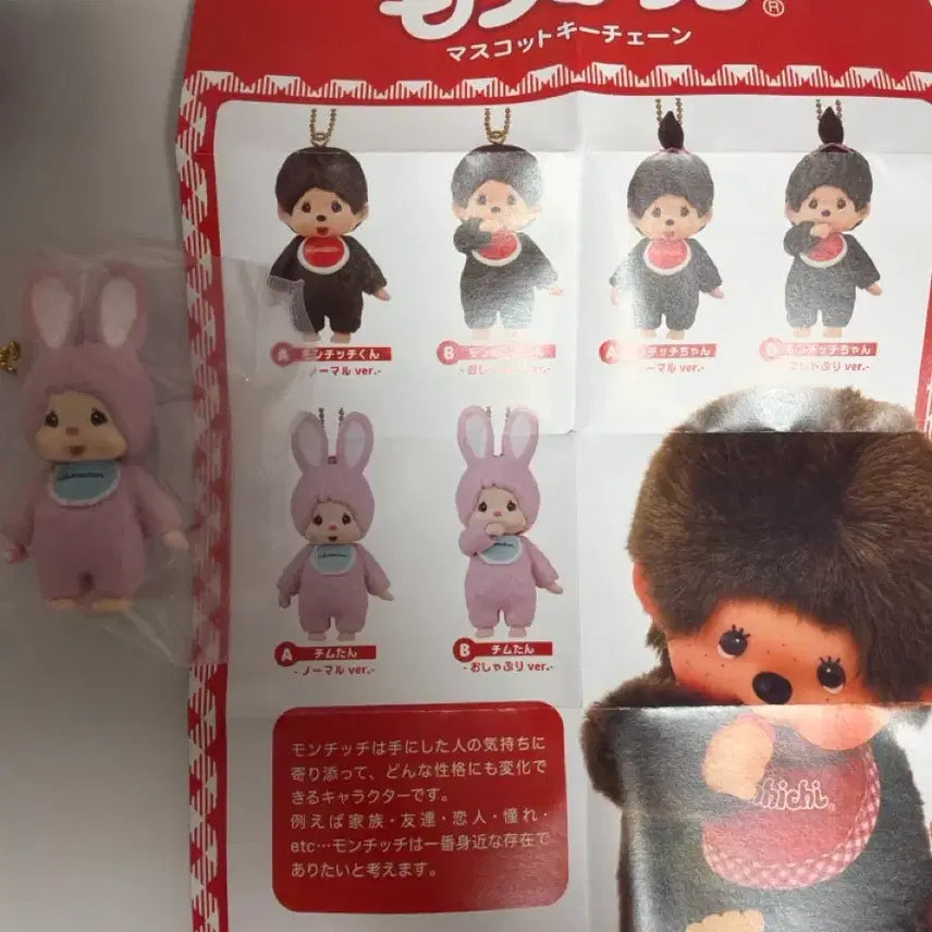 [BUNJANG] Monchhichi Chimutan Gacha Keyring / 몬치치 치무탄 가챠 키링