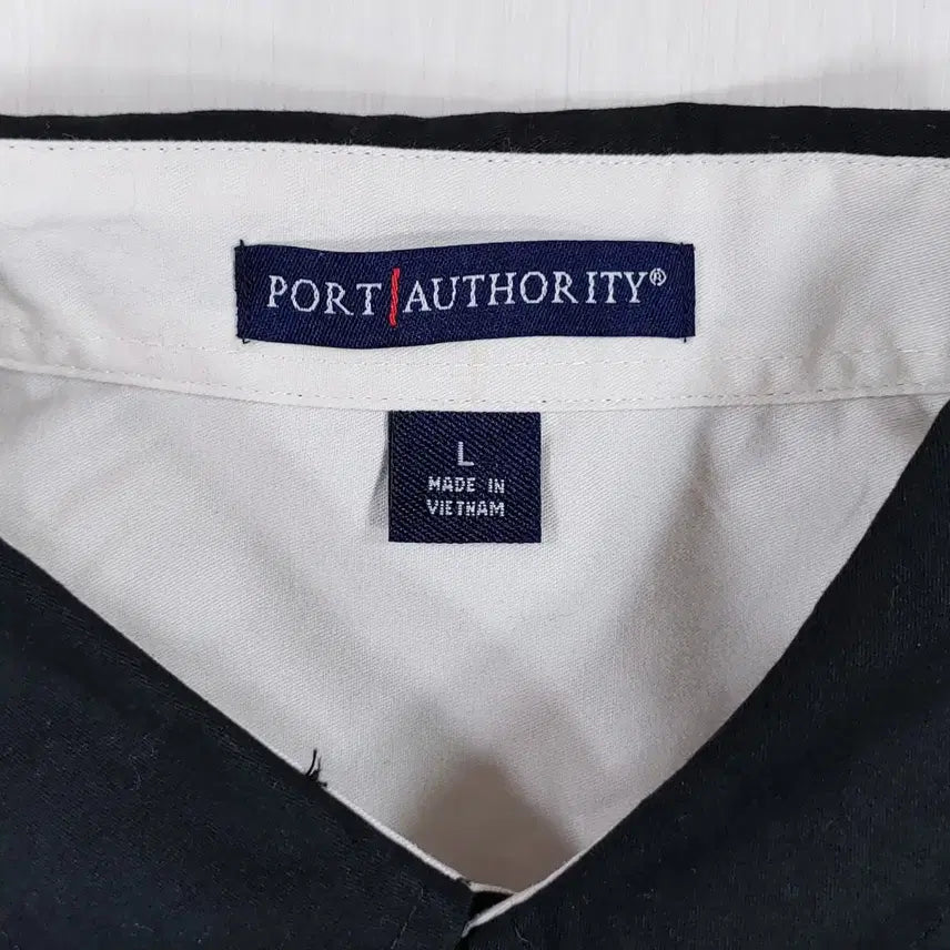 [BUNJANG] Bridgestone Port Authority Work Shirt L / 브릿지스톤 자수 포트 오소리티 워크셔츠 L
