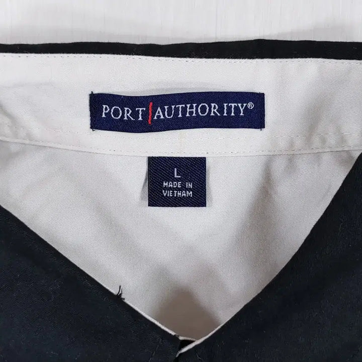 [BUNJANG] Bridgestone Port Authority Work Shirt L / 브릿지스톤 자수 포트 오소리티 워크셔츠 L