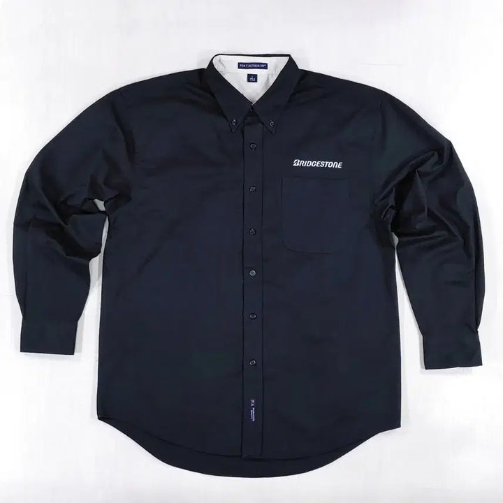 [BUNJANG] Bridgestone Port Authority Work Shirt L / 브릿지스톤 자수 포트 오소리티 워크셔츠 L