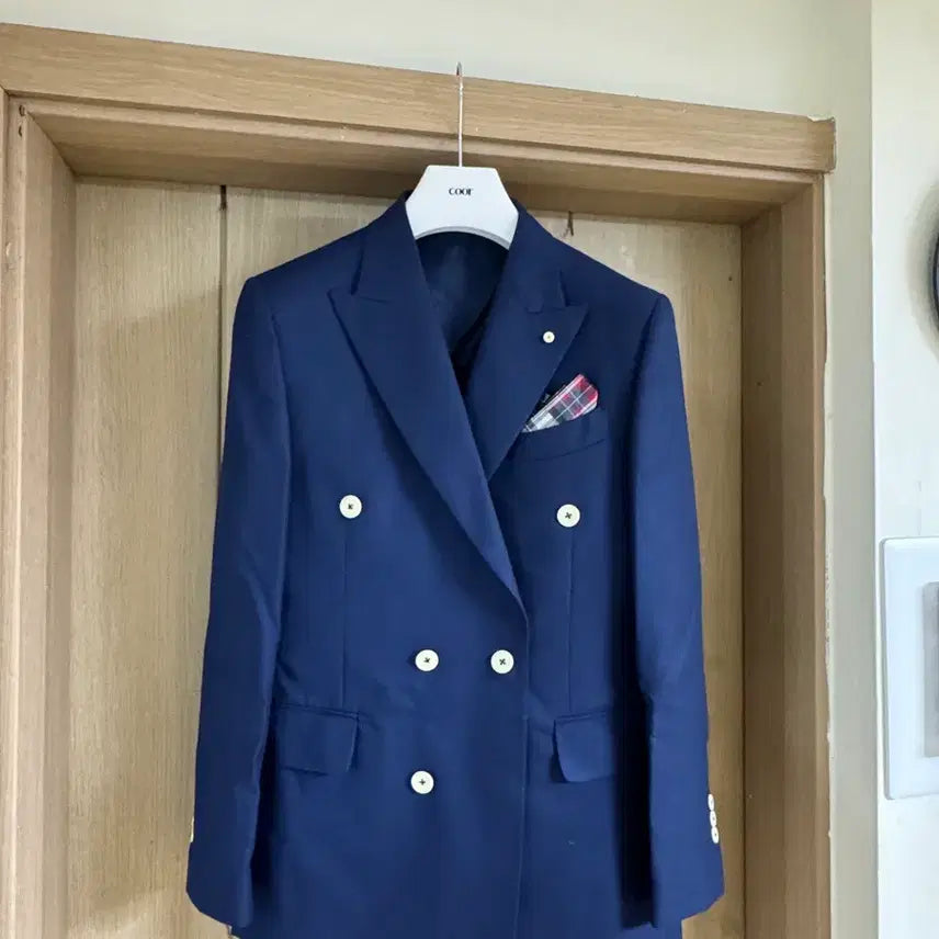 [BUNJANG] VanHart Di Albazar Linen Double Jacket / 반하트 디 알바자 린넨 더블 자켓
