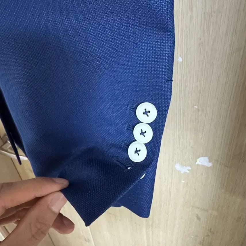 [BUNJANG] VanHart Di Albazar Linen Double Jacket / 반하트 디 알바자 린넨 더블 자켓