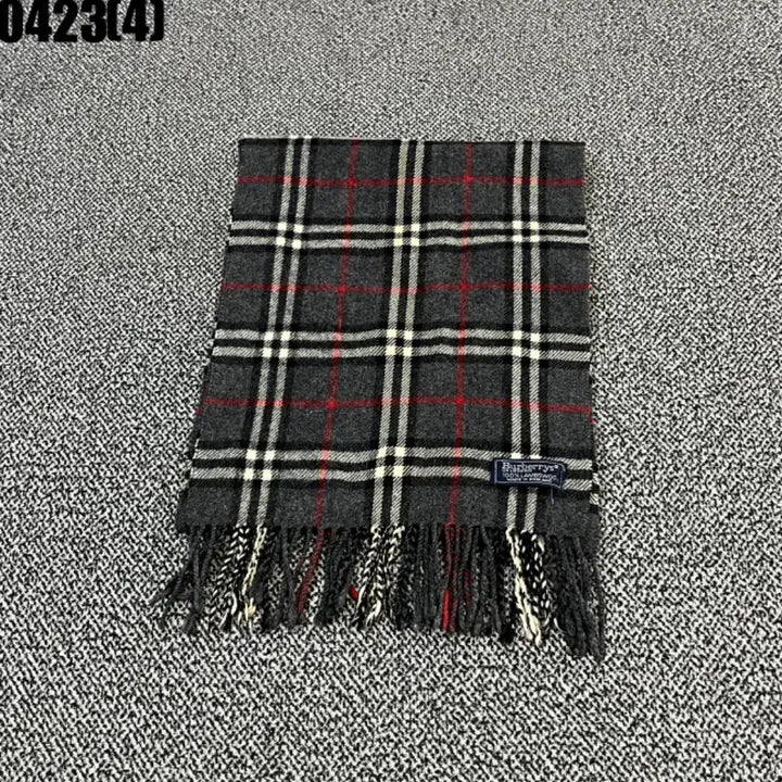 [BUNJANG] Burberry Check Cashmere Scarf / 버버리 체크 캐시미어 머플러 | 0423