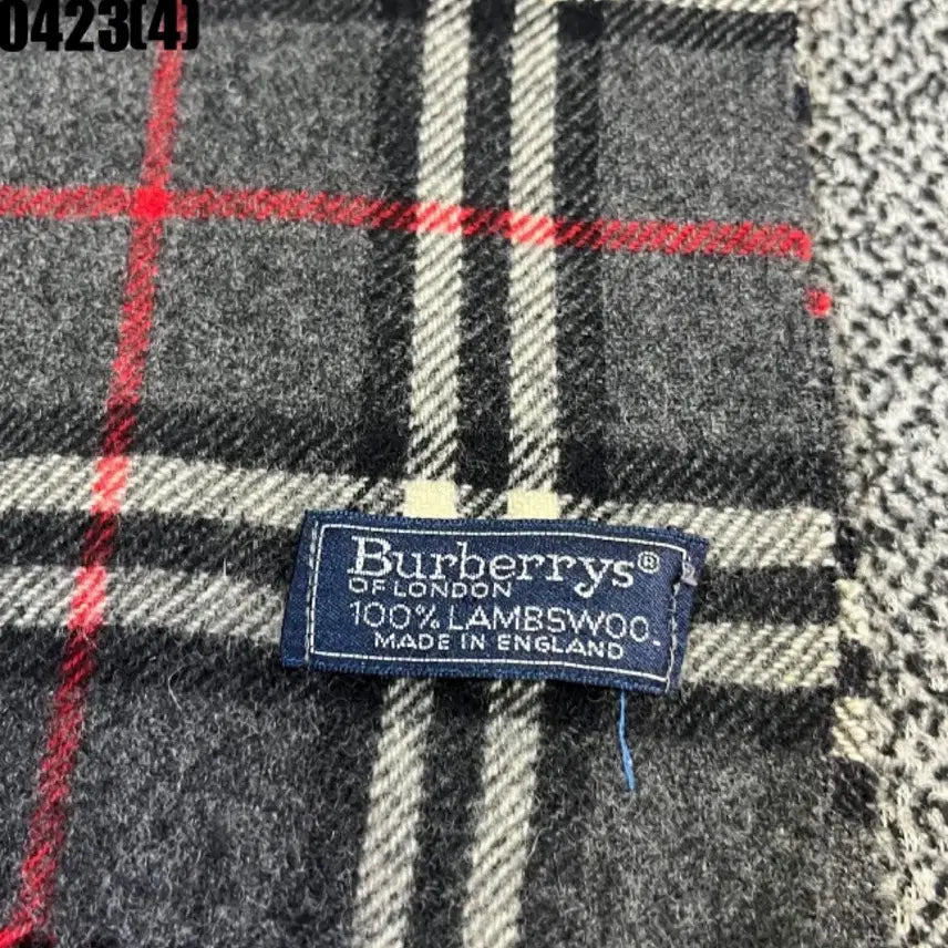 [BUNJANG] Burberry Check Cashmere Scarf / 버버리 체크 캐시미어 머플러 | 0423