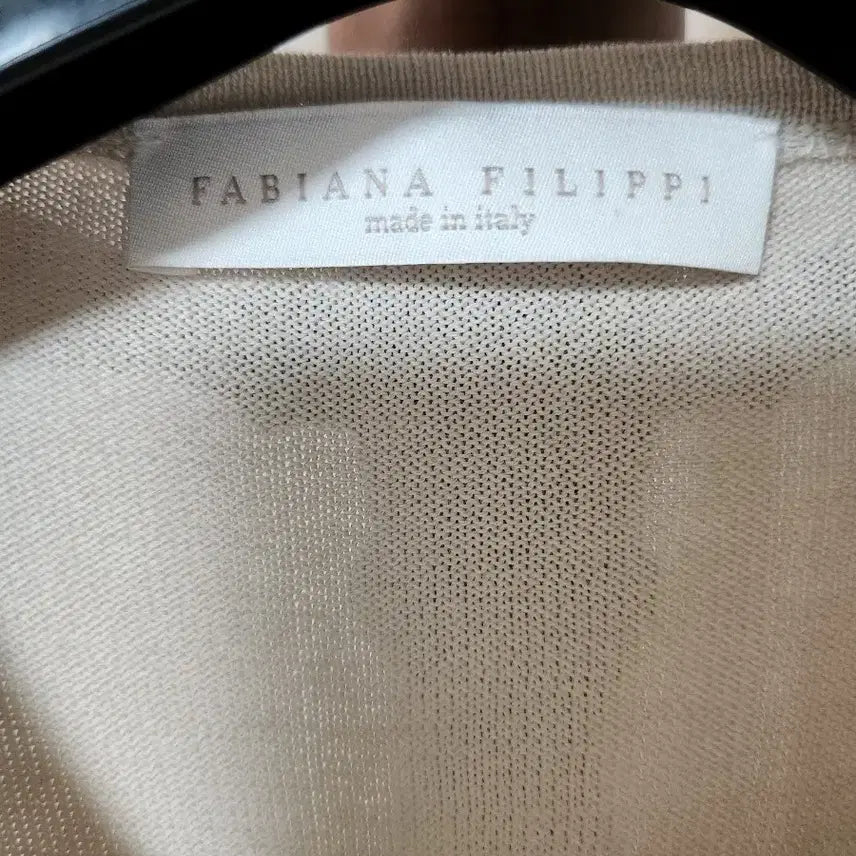 [BUNJANG] Fabiana Filippi Cotton Knit Cardigan / [정품] 파비아나필리피 이태리 코튼100 연그레이 집업 니트 가디건