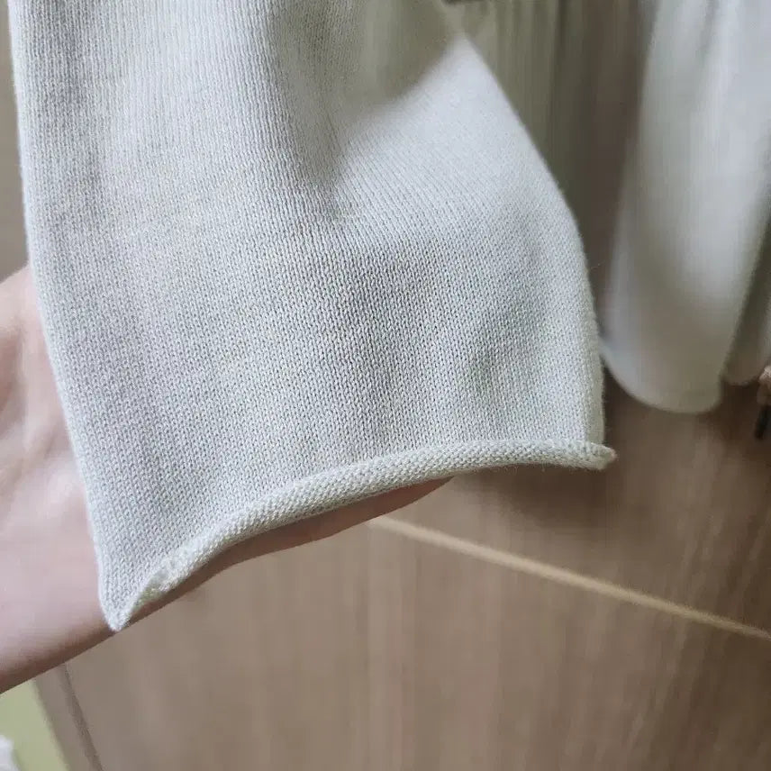 [BUNJANG] Fabiana Filippi Cotton Knit Cardigan / [정품] 파비아나필리피 이태리 코튼100 연그레이 집업 니트 가디건