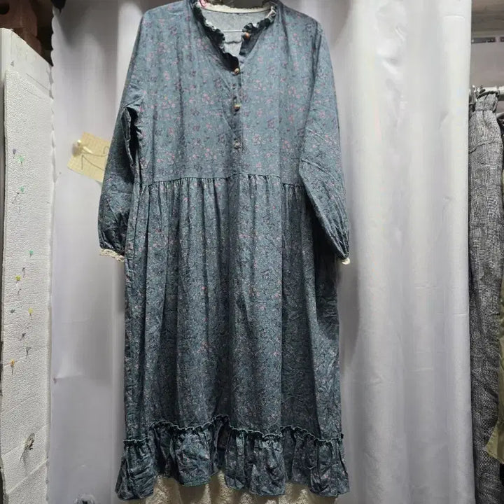 [SOLD OUT] 빈티지 플라워 레이스 롱 원피스