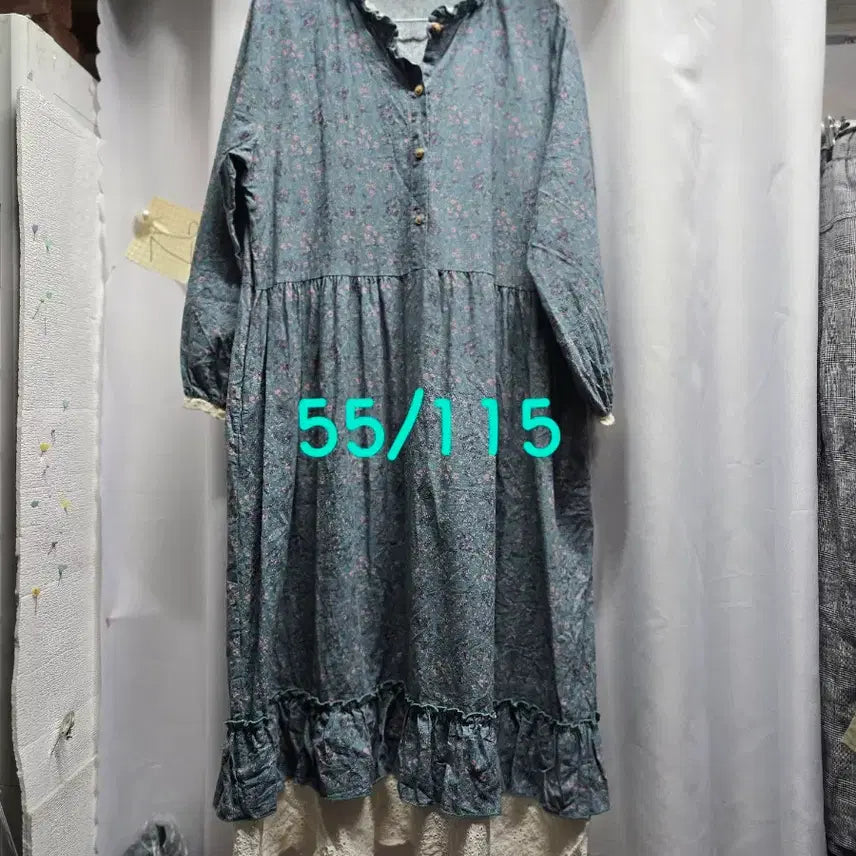 [SOLD OUT] 빈티지 플라워 레이스 롱 원피스