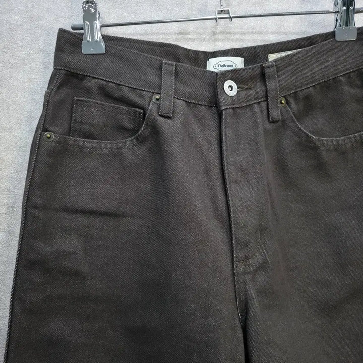 [BUNJANG] The Brunch Dark Brown Denim Pants / 더브런치 다크브라운 데님 팬츠 The Brunch