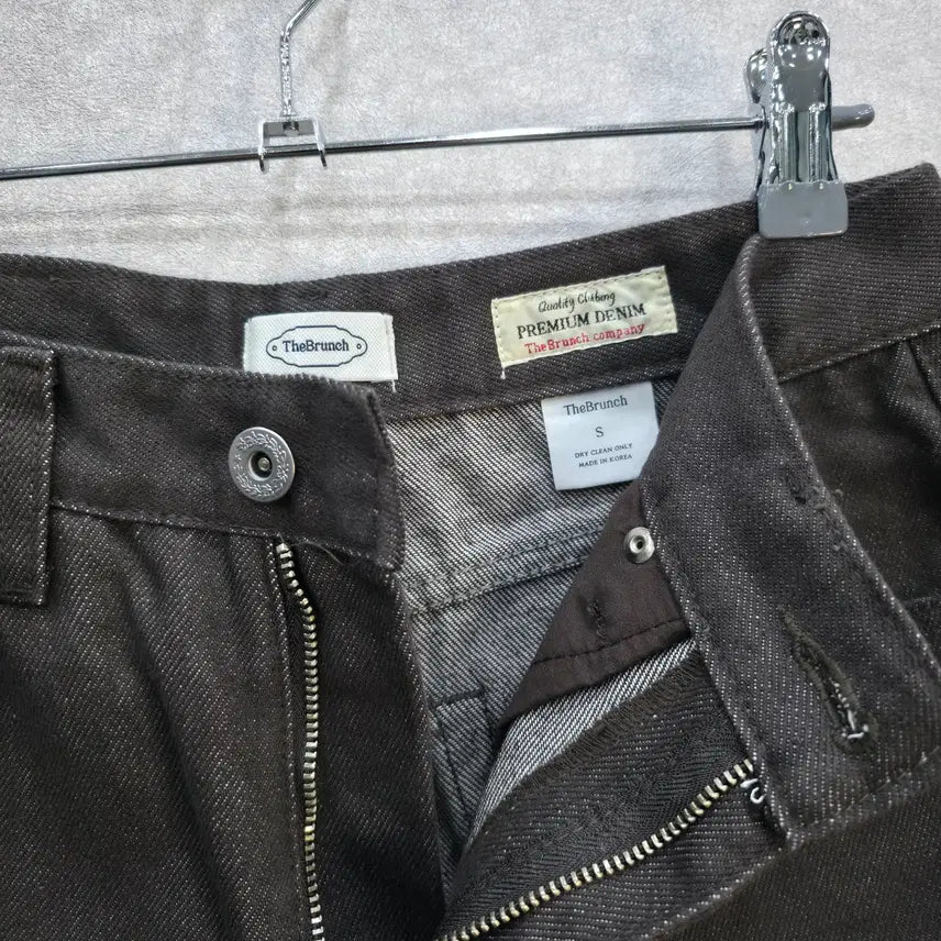 [BUNJANG] The Brunch Dark Brown Denim Pants / 더브런치 다크브라운 데님 팬츠 The Brunch
