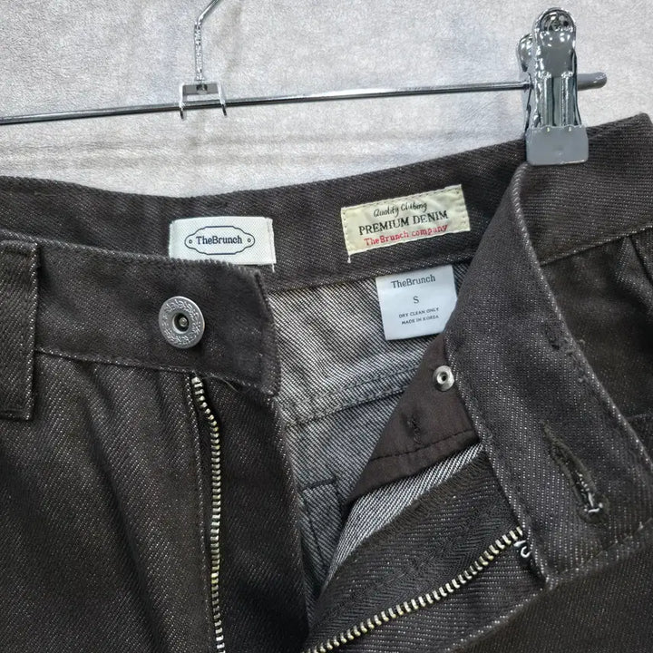 [BUNJANG] The Brunch Dark Brown Denim Pants / 더브런치 다크브라운 데님 팬츠 The Brunch