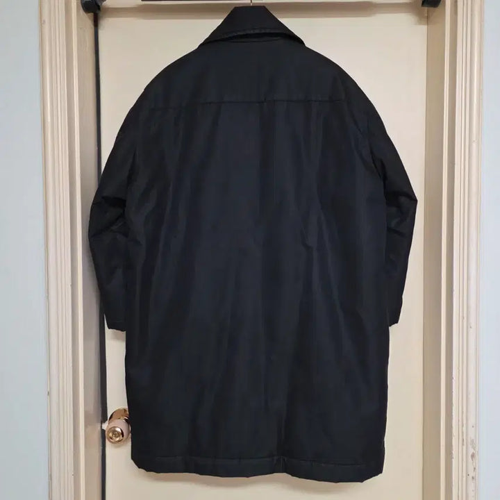 [BUNJANG] Ourselfs Insulation Gabardine Duffle Coat Black / [1] 아워셀브스 인슐레이션 개버딘 더플 코트 블랙 ourselves