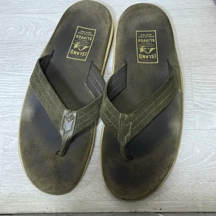 [BUNJANG] Island Slippers Suede Thong Sandals / 아일랜드 슬리퍼 스웨이드 쪼리 샌들 12