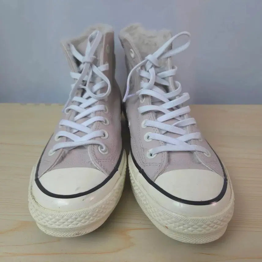 [BUNJANG] Converse Chuck Taylor Leather All Star High Sneakers / 250 컨버스 척테일러 가죽 올스타 하이 스니커즈 운동화