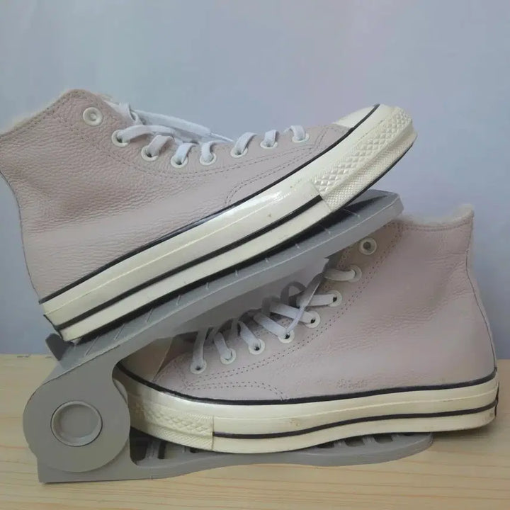 [BUNJANG] Converse Chuck Taylor Leather All Star High Sneakers / 250 컨버스 척테일러 가죽 올스타 하이 스니커즈 운동화