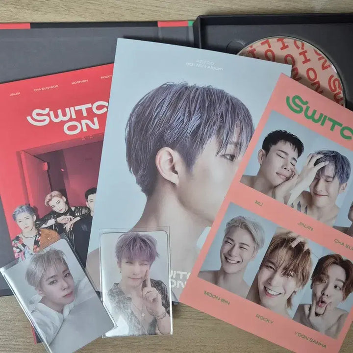 [BUNJANG] ASTRO Switch On Unsealed Album Full Set / 아스트로 Switch On 개봉 앨범 풀구성