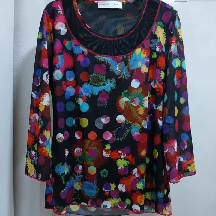 [BUNJANG] CAROLE GREY Paris Mesh T-shirt / 프랑스직수입 저지망사티셔츠