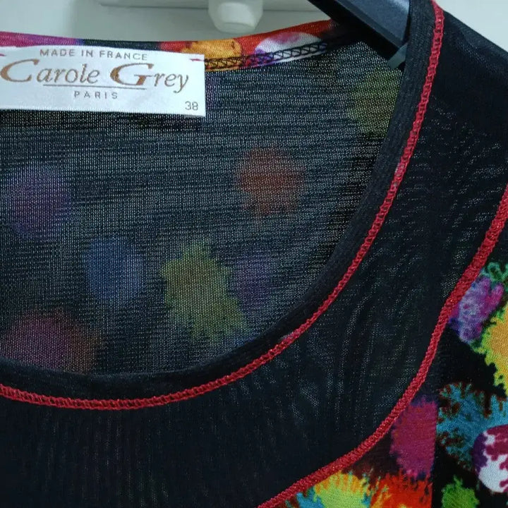 [BUNJANG] CAROLE GREY Paris Mesh T-shirt / 프랑스직수입 저지망사티셔츠