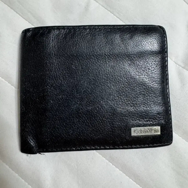 [BUNJANG] Calvin Klein Coin Bifold Wallet / 켈빈클라인 동전 반지갑