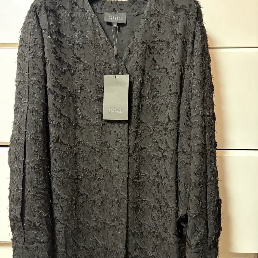 [BUNJANG] Barneys New York Philippe Feather Blouse / 바니스뉴욕 필립페더 블라우스 블랙 66 택채 새상품