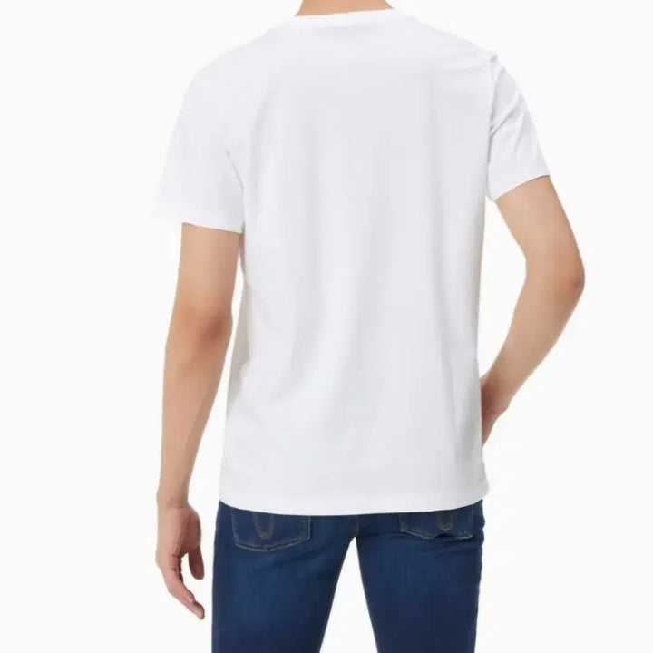 [BUNJANG] Calvin Klein V-neck CK Logo T-shirt / (새제품)켈빈클라인진 브이넥 ck로고 반팔티 L사이즈 팔아요