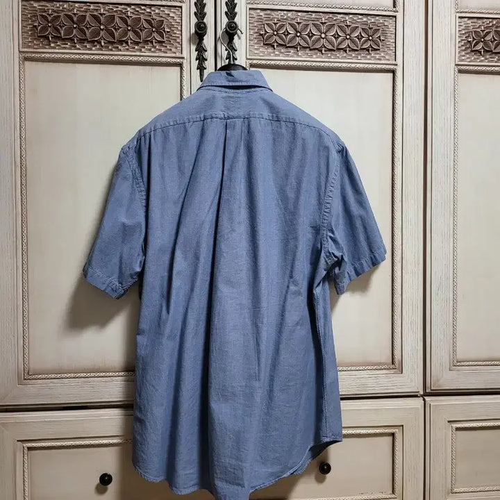 [SOLD OUT] 폴로 랄프로렌 샴브레이 멀티포니 반팔셔츠 남방 xxl 실 클래식xl