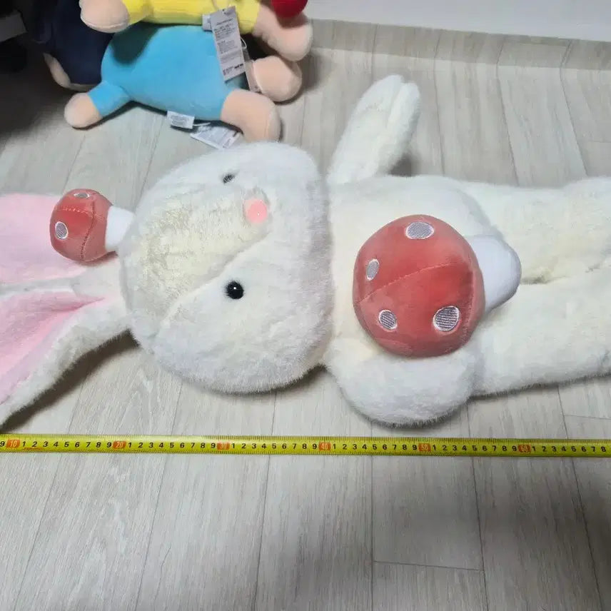 [BUNJANG] 70cm Large Mushroom Rabbit Plush Doll / 70센치 대형버섯토끼 인형  판매합니다