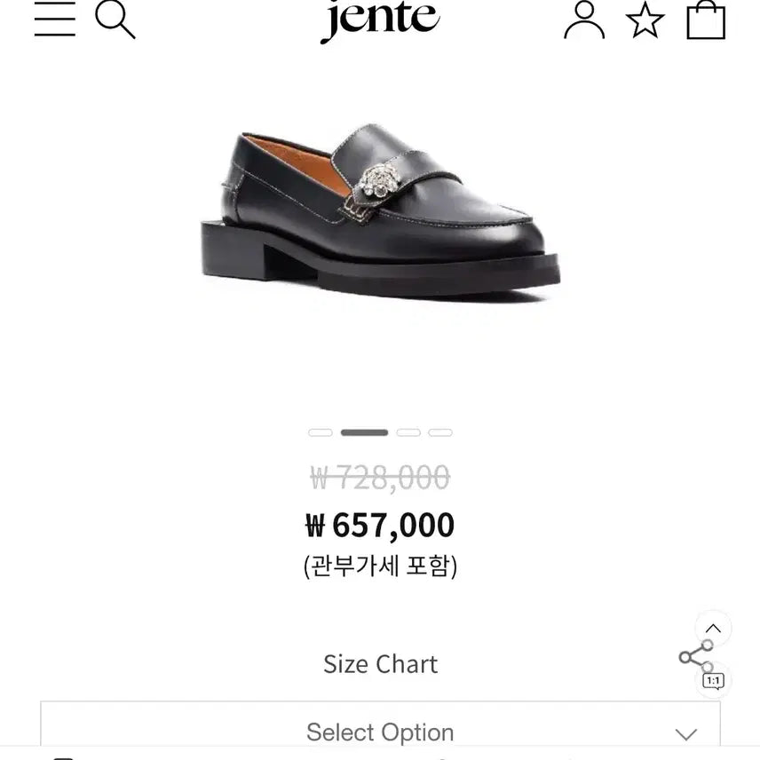[BUNJANG] GANNI Crystal Leather Loafers (Size 35) / 새제품 가니 GANNI 크리스털 가죽 구두 225 size35
