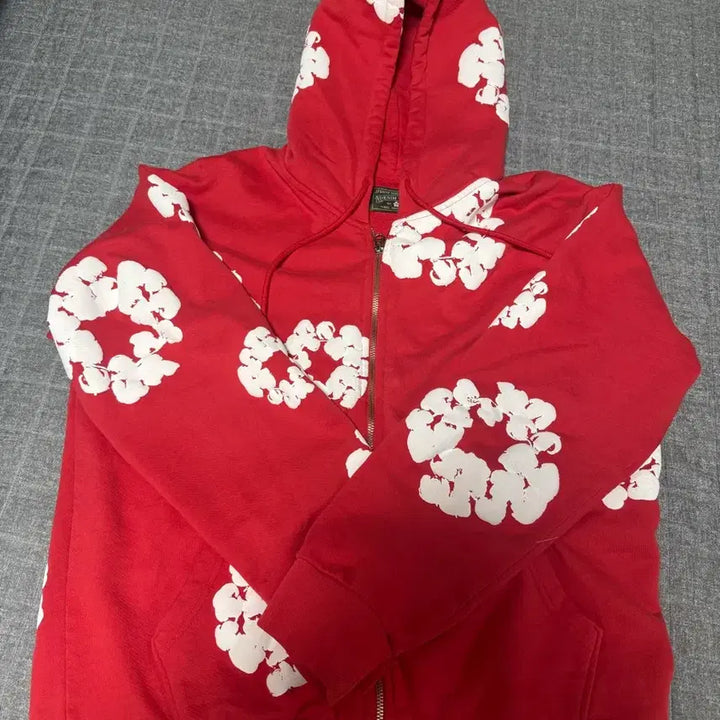[SOLD OUT] 데님티어스 후드집업 레드