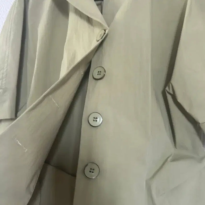 [BUNJANG] On&amp;On Olive Green 5-part Blouse Jacket / 온앤온 5부 블라우스 겸 자켓