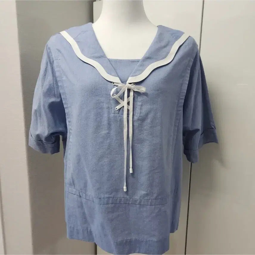 [BUNJANG] Kenneth Lady Half Sleeve Blouse T-shirt / (정가129,000원/케네스레이디)반팔블라우스 반팔티셔츠