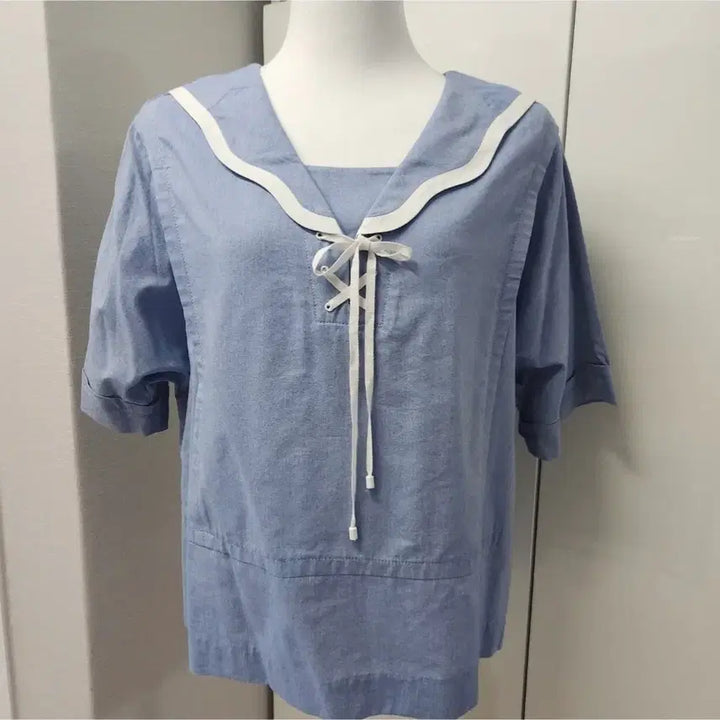 [BUNJANG] Kenneth Lady Half Sleeve Blouse T-shirt / (정가129,000원/케네스레이디)반팔블라우스 반팔티셔츠