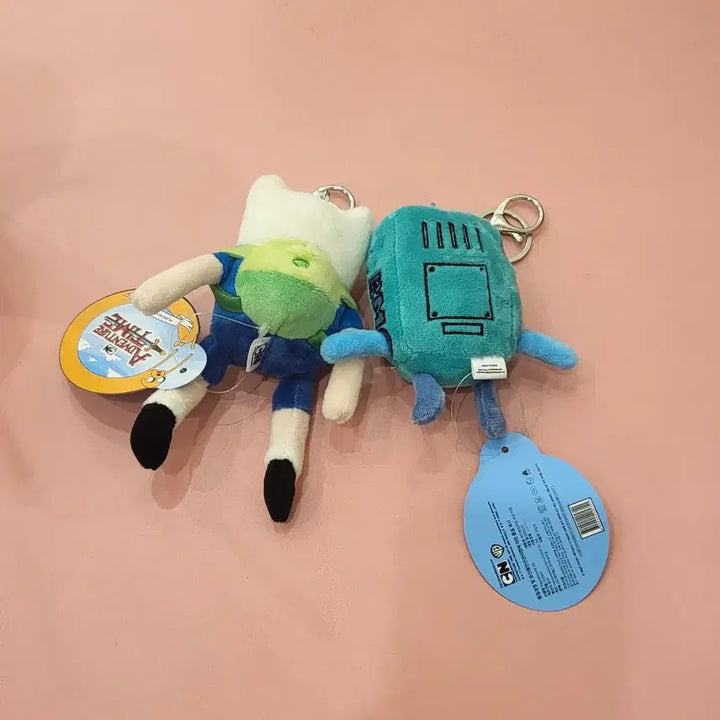 [BUNJANG] Adventure Time Plush Keychain (Finn/BMO) / 어드벤처 타임 인형 키링 (핀/BMO)