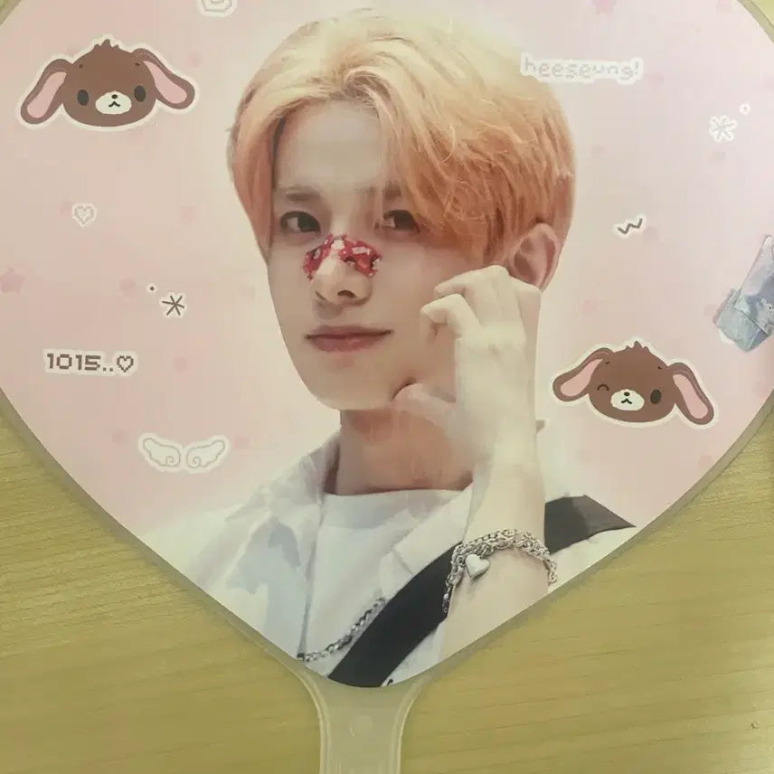 [BUNJANG] ENHYPEN Heeseung Slogan Uchiwa Set / 이희승 슬로건 우치와 세트 판매