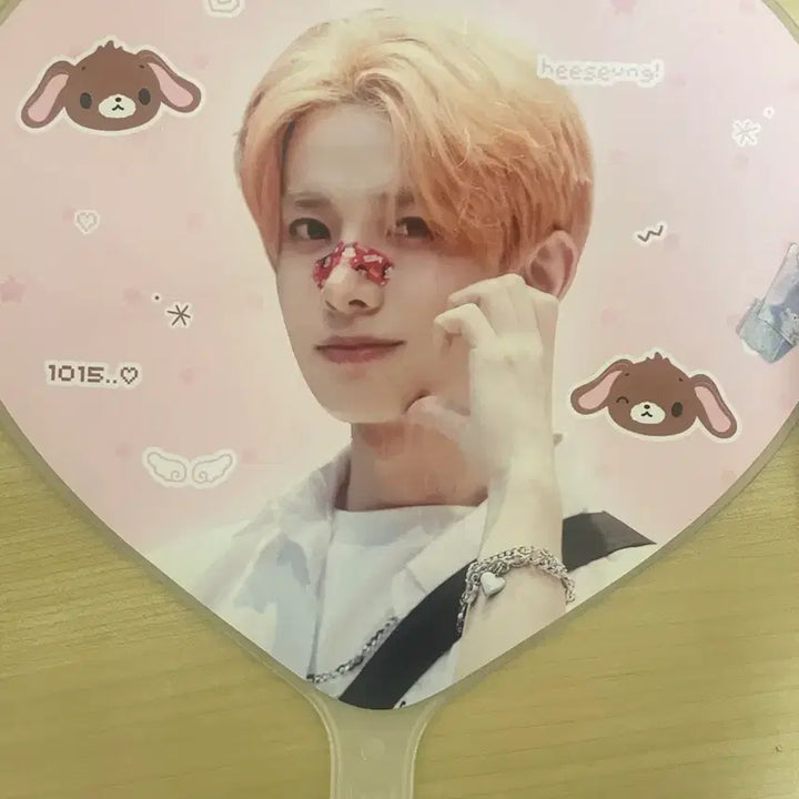 [BUNJANG] ENHYPEN Heeseung Slogan Uchiwa Set / 이희승 슬로건 우치와 세트 판매