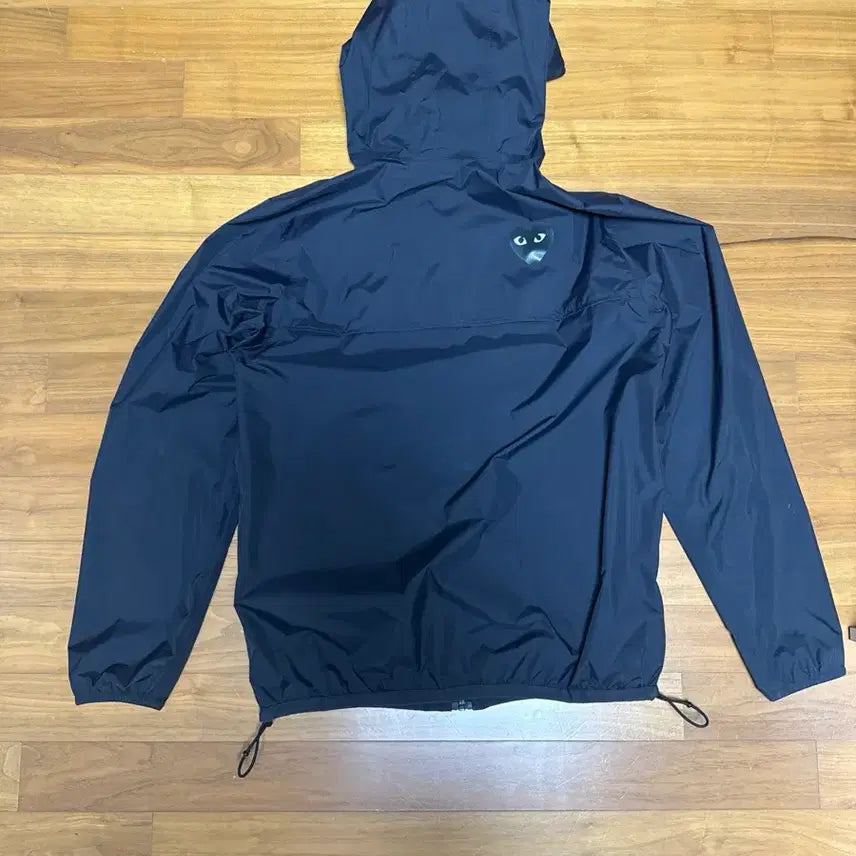 [BUNJANG] Comme des Garçons x K-Way Black Windbreaker M / 꼼데가르송 X 까웨 블랙 바람막이 M