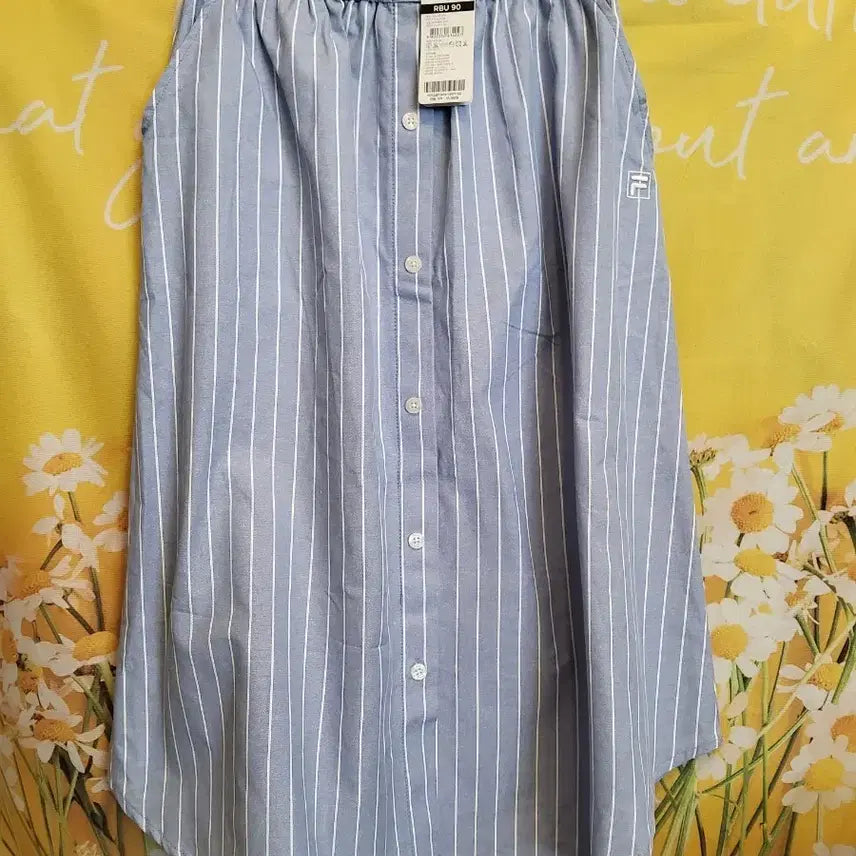 [BUNJANG] FILA Stripe Long Skirt / 미사용/휠라 스트라이프 롱 스커트25년상품 택가55000 S