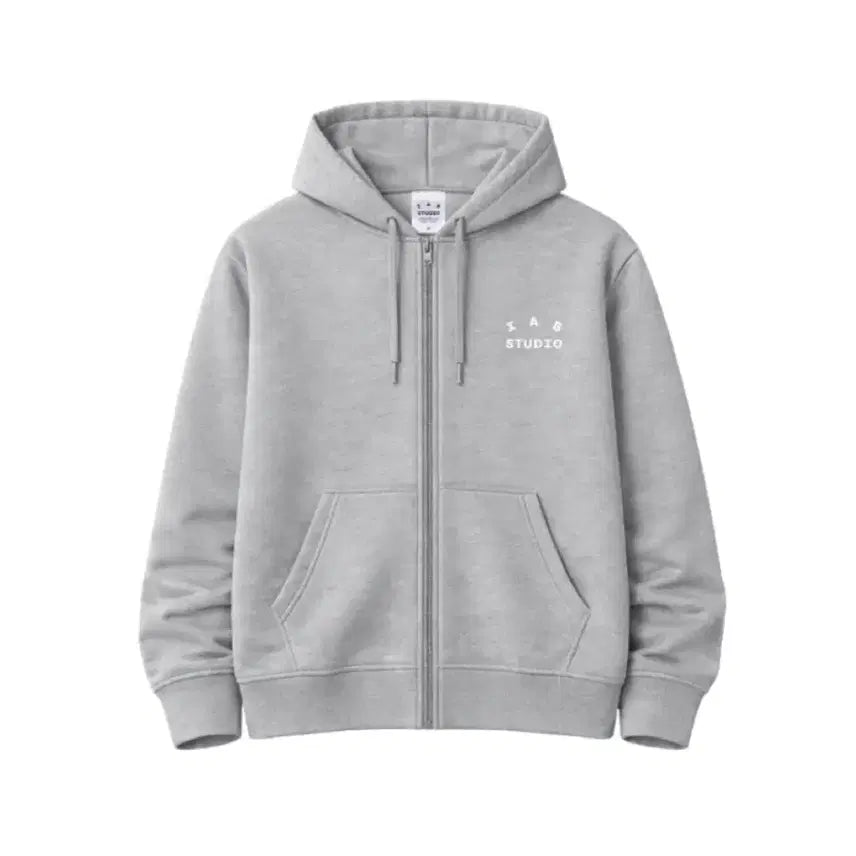 [BUNJANG] IAB STUDIO Hoodie Zip-Up Grey L Size / [새상품] 아이앱 스튜디오 후드 집업 그레이-26SS L사이즈