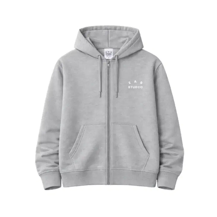 [BUNJANG] IAB STUDIO Hoodie Zip-Up Grey L Size / [새상품] 아이앱 스튜디오 후드 집업 그레이-26SS L사이즈