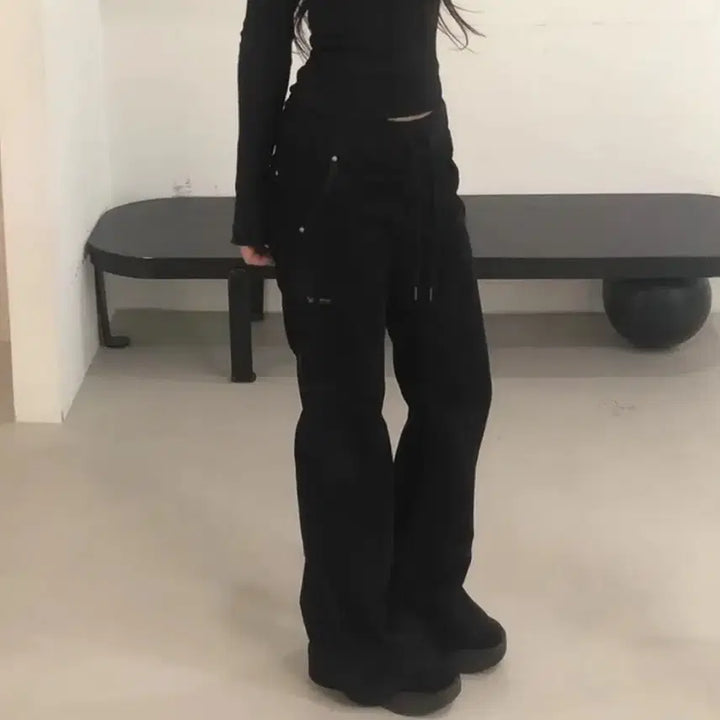 [BUNJANG] oot Banding Bootcut Pants Black M / [M] oot 밴딩 부츠컷 팬츠 블랙 이즈이즈 시로 ootj