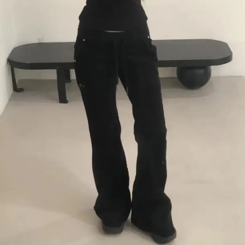 [BUNJANG] oot Banding Bootcut Pants Black M / [M] oot 밴딩 부츠컷 팬츠 블랙 이즈이즈 시로 ootj
