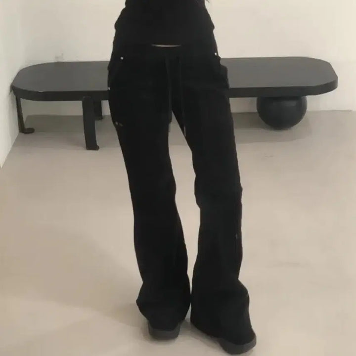[BUNJANG] oot Banding Bootcut Pants Black M / [M] oot 밴딩 부츠컷 팬츠 블랙 이즈이즈 시로 ootj