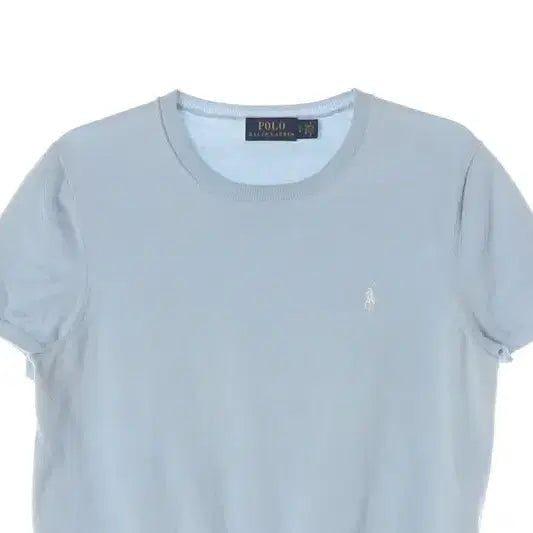 [BUNJANG] Polo Ralph Lauren Light Blue Short Sleeve Knit Top S / 폴로 랄프로렌 라이트블루 반팔 니트 S