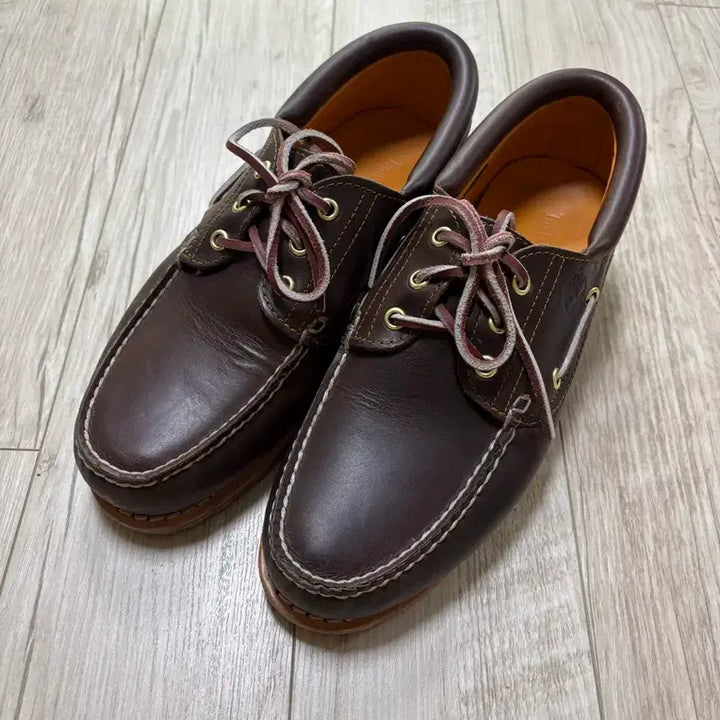 [SOLD OUT] 팀버랜드 3아이 보트슈즈 브라운 270