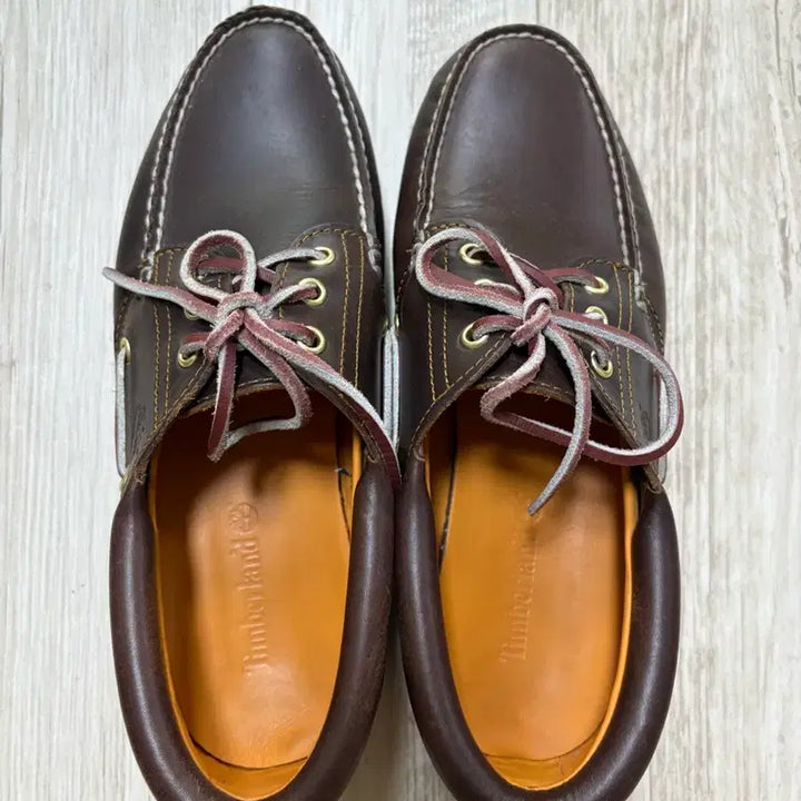 [SOLD OUT] 팀버랜드 3아이 보트슈즈 브라운 270
