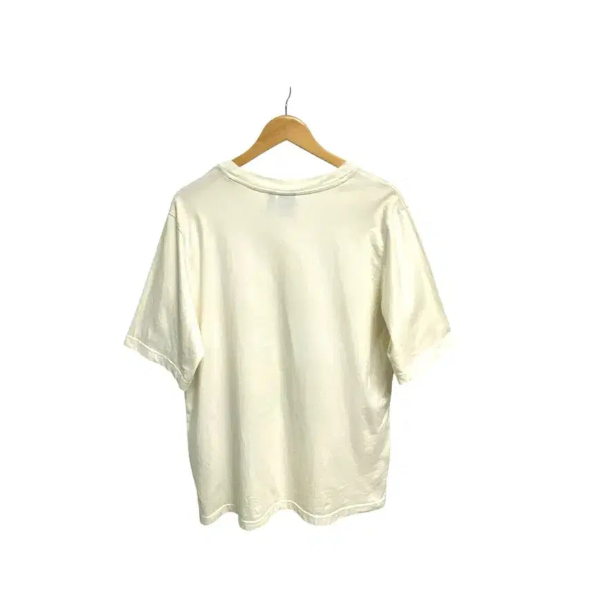 [BUNJANG] Adidas Big Logo Flame T-Shirt XL / 아디다스 블루 빅로고 불꽃 티셔츠 XL