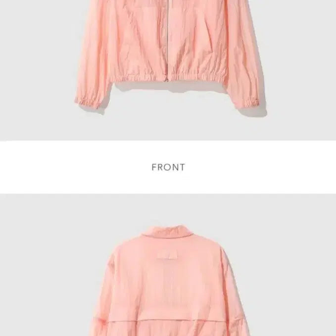 [BUNJANG] AND YOU Windbreaker Salmon Pink / 앤유 윈드브레이커 살몬핑크